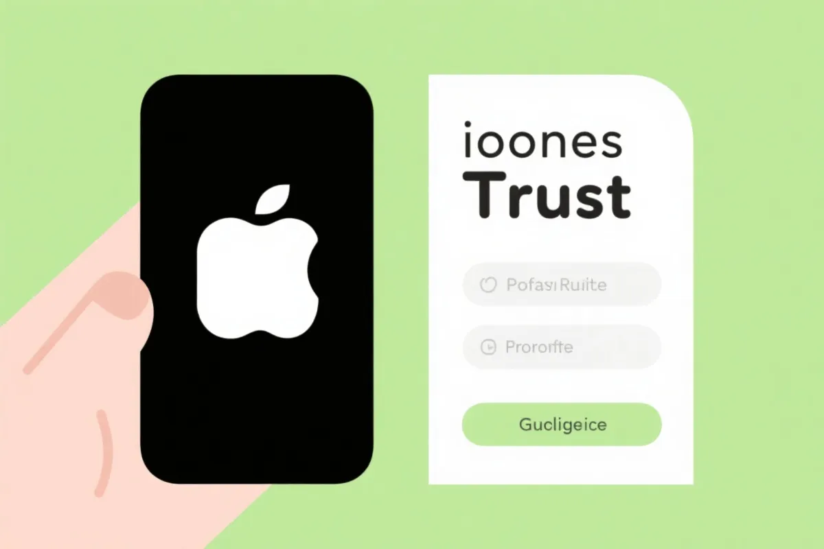 iOS 信任设置示意